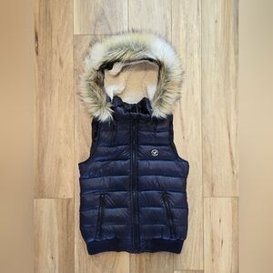 American Eagle • Navy Duck Down Puffer Vest